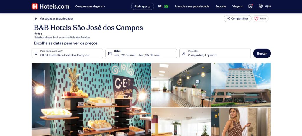 B&B Hotel São José dos Campos vale a pena? Minha experiência real